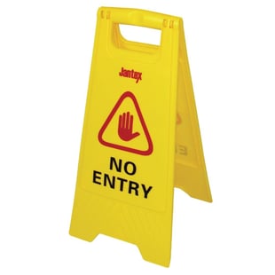Jantex | waarschuwingsbord "No entry"