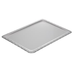 APS | RVS serveerschaal met versierde rand 50x36cm