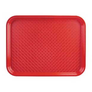 Olympia | Kristallon polypropyleen dienblad rood 45 x 35cm