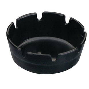 Olympia | Kristallon melamine asbak zwart 10cm