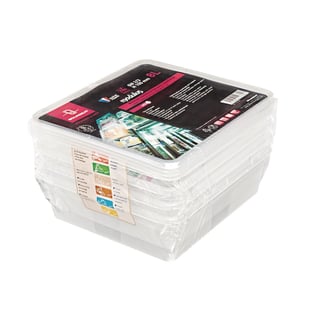 Matfer Bourgeat | Modulus zware uitvoering GN2/3 voedseldoos 100mm (4 stuks)
