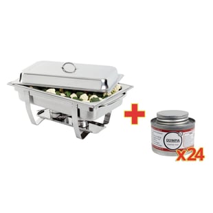 Olympia | SPECIALE AANBIEDING Olympia Milan Chafing Dish met Olympia vloeibare brandpasta x24