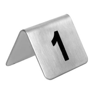 Olympia | RVS tafelnummers 1-10 (10 stuks)