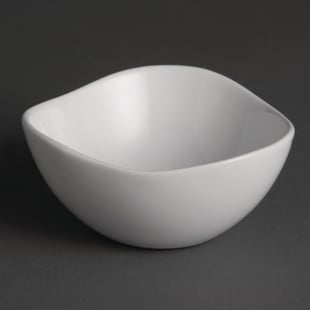 Olympia | Whiteware Golvende Kommen 10,5cm (12 Stuks)