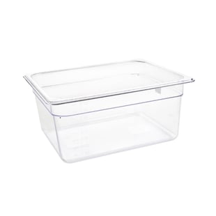 Vogue | polycarbonaat 1/2 gastronorm container 150mm helder