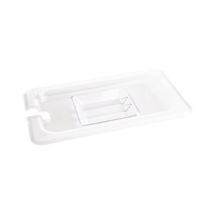 Vogue | polycarbonaat deksel met lepeluitsparing GN 1/4