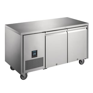 Polar | U-serie premium tweedeurs koelwerkbank 267L