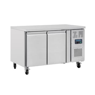 Polar | U-Serie Dubbeldeurs Counter Koelkast 282Ltr