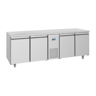 Polar | U-Serie Energiezuinige 4-deurs Tafel Koelkast 632Ltr
