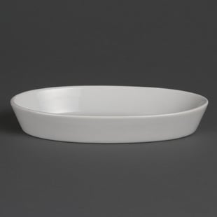 Olympia | Whiteware Ovale Ovenschalen 19,5x11cm (6 Stuks)