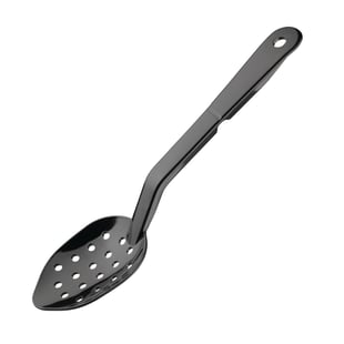 Vogue | geperforeerde serveerlepel zwart 28cm