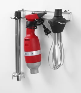 Hendi | Staafmixer Profi Line 400 - met regelbare snelheid. Set met opbergrek.
