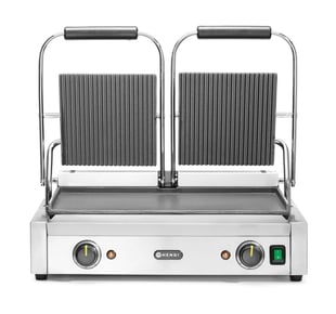 Hendi | Contactgrill - dubbele versie
