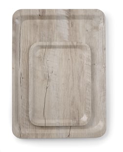Amerbox | Dienblad van melamine met hout bedrukking