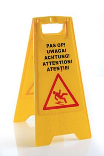 Hendi | Natte vloer bord