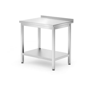 Hendi | Wandtafel met plank – geschroefd, diepte 600 mm