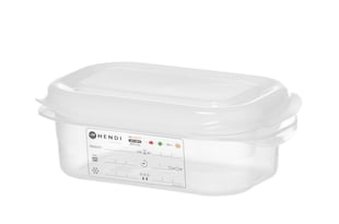 Hendi | GN 1/9 container, polypropyleen
