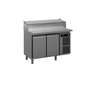 Hoshizaki | Gekoelde werkbank met 2 secties en pizza prep werkblad - HZ-211070012100