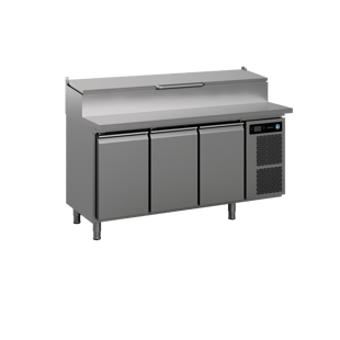 Hoshizaki | Gekoelde werkbank met 3 secties en pizza prep werkblad - HZ-311070112100