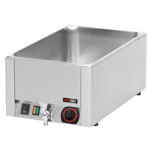REDFOX BMV 1115 | Bain marie elektrische GN 1/1 - 150 met aftapkraan