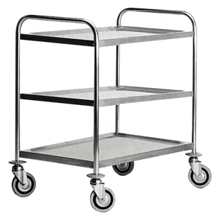 REDFOX CR 103 | Servicetrolley 3 schappen 1000 mm