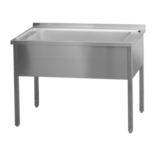 REDFOX MSJ 7012 | Spoeltafel 120x70x90 - 1x spoelbak 95x51x38