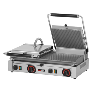 REDFOX PD 2020 R | Panini-grill gegroefd elektrisch 57x24 400 V