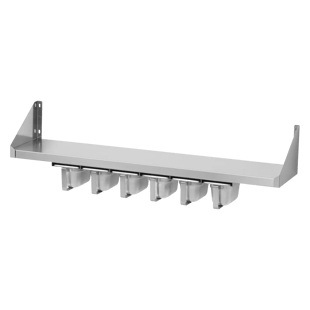 REDFOX PNK 122x66 | Plank met kruidencontainer 6x GN 1/6