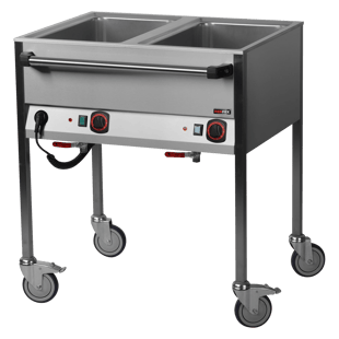 REDFOX VLPD 2120 | Elektrische bain marie GN 2-1/1 bediening aan lange zijde