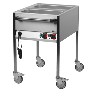 REDFOX VLPK 2120 | Elektrische bain marie GN 2-1/1 bediening aan korte zijde
