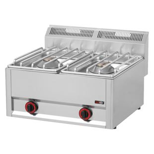 REDFOX SP 62 GLS | Kookfornuis gas 2x brander zonder kast
