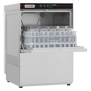 REDFOX QQI 37 P | Onderbouw vaatwasser enkelwandig met afvoerpomp 35x35 - 230 V