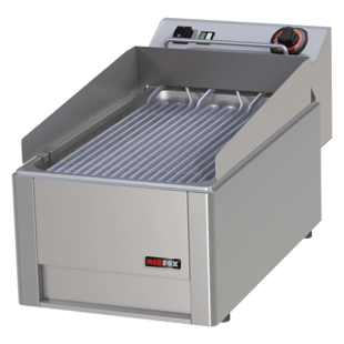 REDFOX GV 30 ET | Elektrische grill met directe wateraansluiting 31x48 tafelmodel 400 V