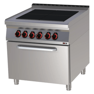REDFOX SPLT 90/80 11 E | Elektrisch kookfornuis met convectieoven