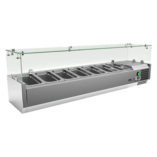 REDFOX MCH 4150 | Koelvitrine 7x GN 1/4