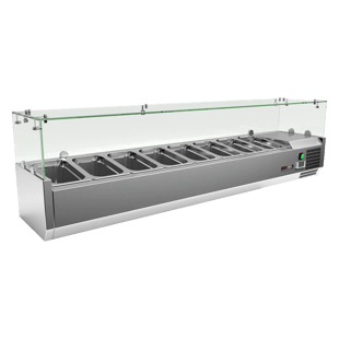 REDFOX MCH 4160 | Koelvitrine 7x GN 1/4