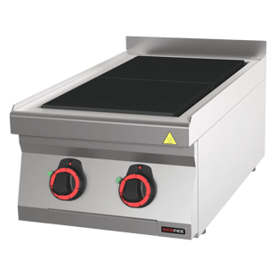 REDFOX SPL 70/04 E | Cooking range electric met 2 solid top plotes TOP
