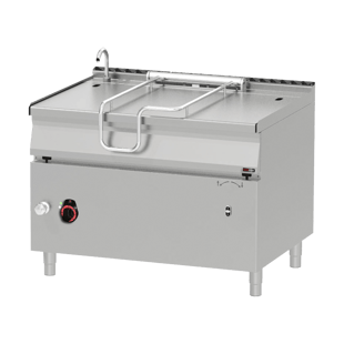 REDFOX BRM 90/120 E | Automatische kantelpan elektrisch 120 l met stalen bodem