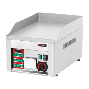 REDFOX FTHC 30 ED | Fry-top griddle plate glad met digitale timer