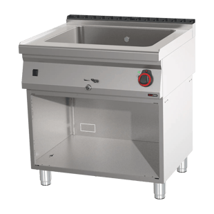 REDFOX BM 70/80 E | Bain marie elektrisch GN 2/1 - 200 met onderkast