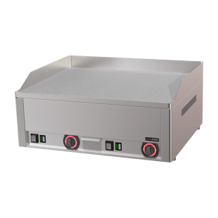 REDFOX FTHC 60 E | Fry Top Griddle 65x48 elektrisch duurzaam chroom gladde tafel 400 V