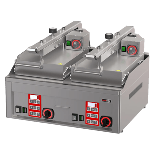 REDFOX KDA 66 ED | Semi-automatische steak grill duurzaam chroom