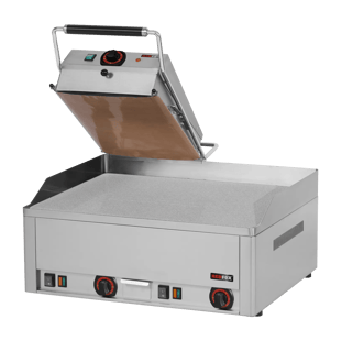 REDFOX KD 63 E | Steak grill elektrisch dubbel 65x48 tafel duurzaam chroom