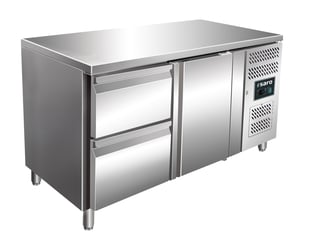 SARO | Gekoelde werkbank met 1 deur en 1x set van 2 lades,model KYLJA 2110 TN