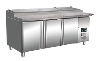 SARO | Voorbereidingswerkbank, werkblad graniet - 1/3 GNmodel SH 2000