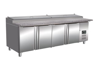 SARO | Voorbereidingswerkbank, werkblad graniet - 1/3 GNmodel SH 2500