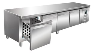 SARO | Onderbouw koelwerbank met ladesmodel UGN 4100 TN-4S