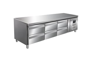 SARO | onderbouw koelwerkbank, 3x2 laden model UGN 3160 TN