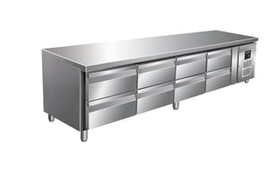 SARO | onderbouw koelwerkbank, 4x2 laden model UGN 4180 TN