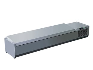 SARO | Opzet koelvitrine met deksel - 1/3 GNmodel VRX 1800 S/S